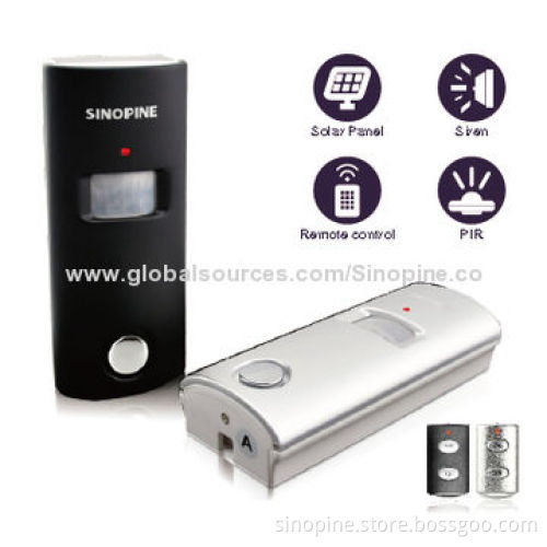 Remote-controlled PIR Motion Sensor Indoor Security Alarm
